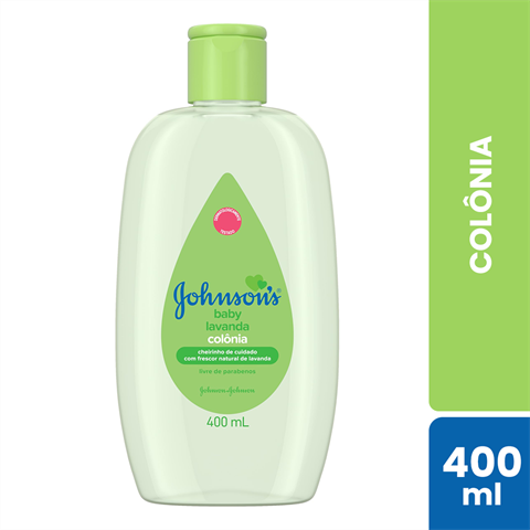 Colônia Infantil Johnson's Baby Lavanda Com 400ml
