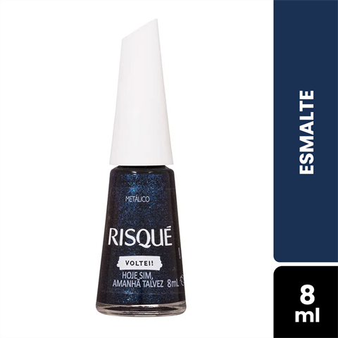 Esmalte Risqué Metálico Hoje Sim, Amanhã Talvez Com 8ml