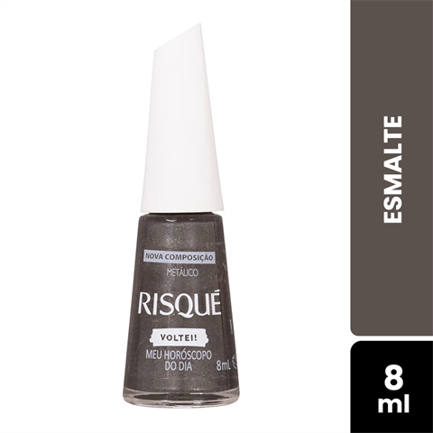 Esmalte Risqué Metálico Meu Horóscop Do Dia Com 8ml