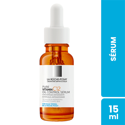 Sérum Facial La Roche-Posay Pure Vitamin C12 Oil Control Com 15ml
