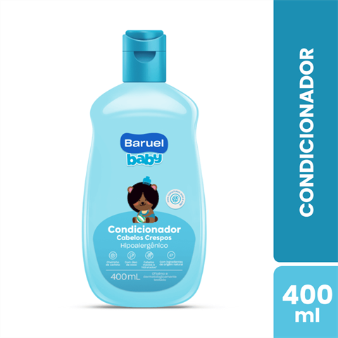 Condicionador Infantil Baruel Baby Cabelos Crespos Com 400ml
