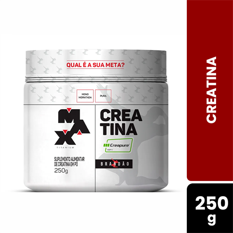 Creatina Max Titanium Creapure Rafael Brandão Com 250g