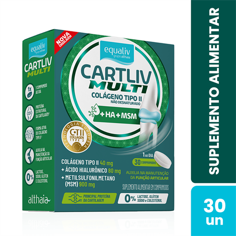 Suplemento Alimentar Cartliv Multi Equaliv Com 30 Comprimidos