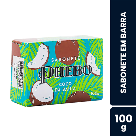 Sabonete Em Barra Phebo Coco Da Bahia Com 100g