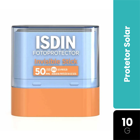 Protetor Solar Facial Isdin FotoProtector Invisible Stick FPS50 Com 10g