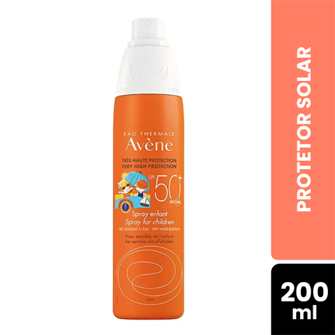 Protetor Solar Infantil Avène Spray FPS50+ Com 200ml