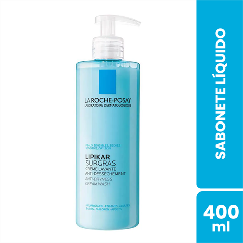 Sabonete Líquido La Roche-Posay Lipikar Surgras Com 400ml