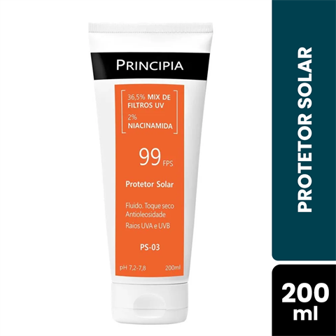 Protetor Solar Principia PS-03 FPS99 Com 200ml