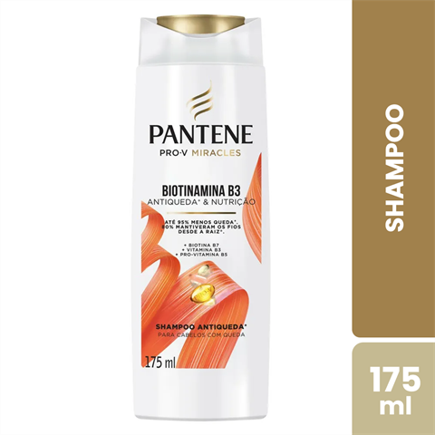 Shampoo Pantene Pro-V Miracles Biotinamina B3 Com 175ml