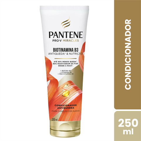Condicionador Pantene Pro-V Miracles Biotinamina B3 Com 250ml