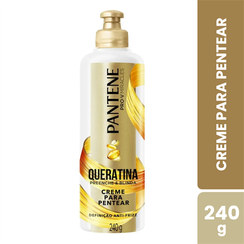 Creme Para Pentear Pantene Pro-V Miracles Queratina Com 240g