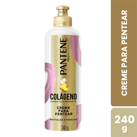 Creme Para Pentear Pantene Pro-V Miracles Colageno Com 240g