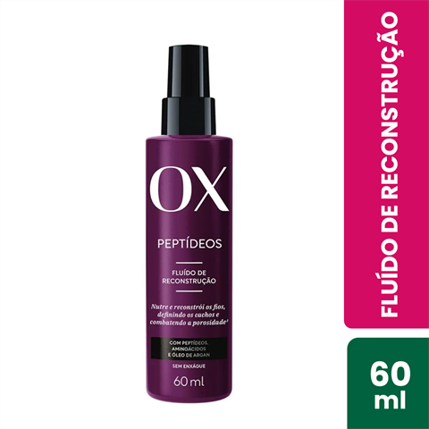 Fluído De Reconstrução OX Peptídeos Com 60ml