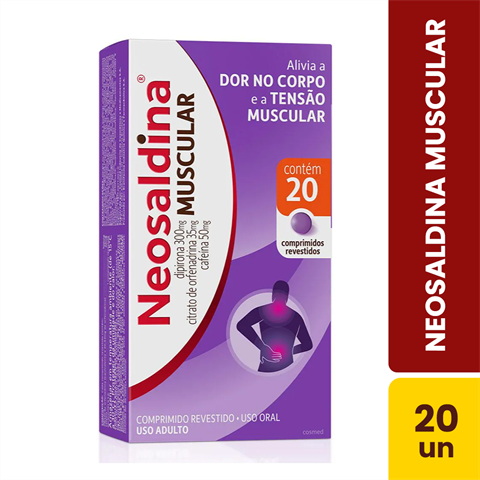 Neosaldina Muscular 300+35+50mg Com 20 Comprimidos Revestidos