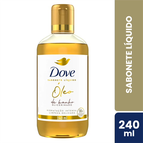 Sabonete Líquido Dove Óleo De Banho Glicerinado Com 240ml
