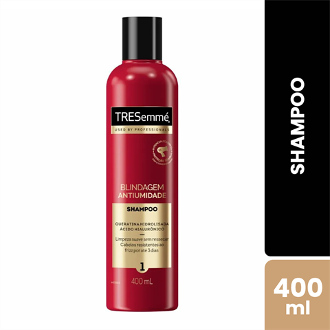 Shampoo TRESemmé Blindagem Antiumidade Com 400ml