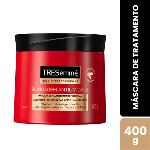 Máscara De Tratamento TRESemmé Blindagem Antiumidade Com 400g