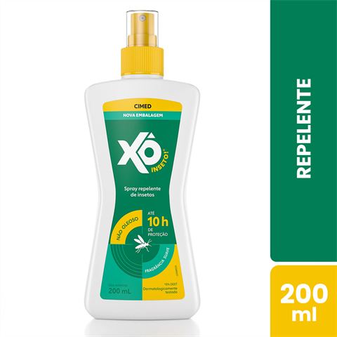 Repelente Xô Inseto! Spray Com 15% De DEET Fragrância Suave Com 200ml