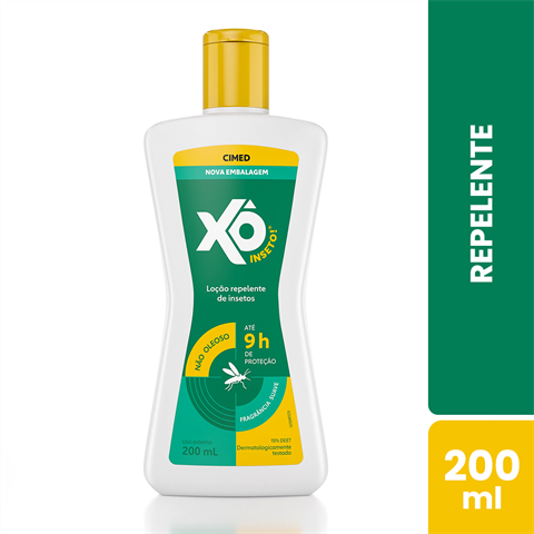 Repelente Xô Inseto! Loção Com 15% De DEET Fragrância Suave Com 200ml