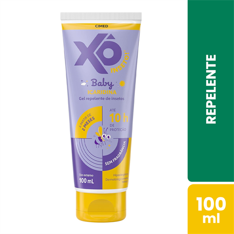 Repelente Xô Inseto! Gel Baby Icaridina Sem Fragrância Com 100ml