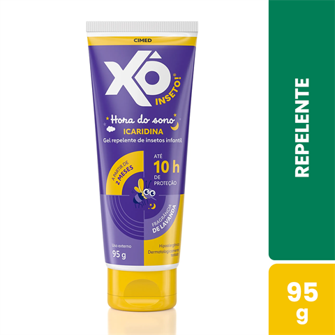 Repelente Xô Inseto! Gel Hora Do Sono Icaridina Fragrância De Lavanda Com 100ml