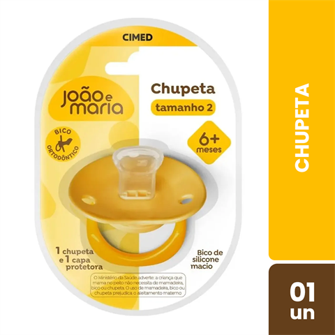 Chupeta João E Maria Amarela Tamanho 2