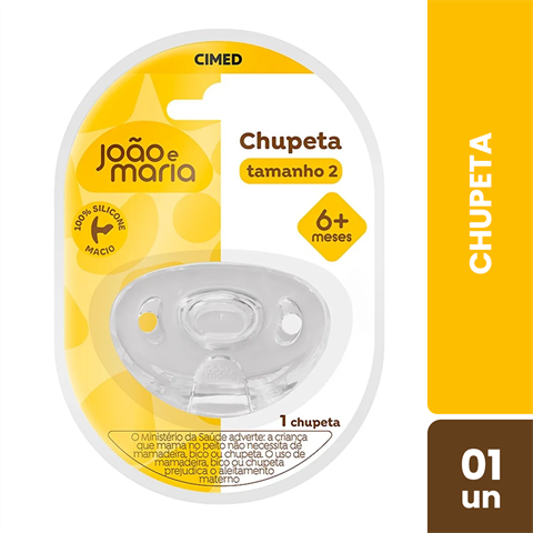 Chupeta João E Maria Silicone Tamanho 2