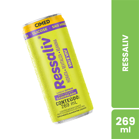 Ressaliv Vai E Viv Sabor Citrus Com 269ml