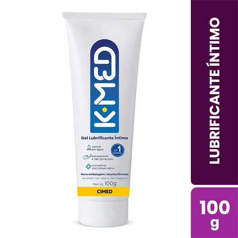 Gel Lubrificante Íntimo K-Med Com 100g