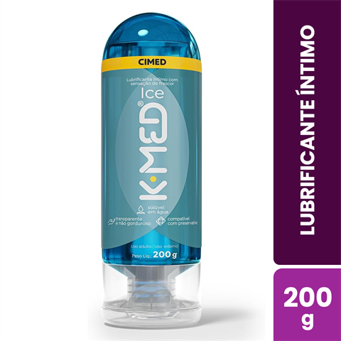 Gel Lubrificante Íntimo K-Med Ice Com 200g