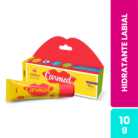 Hidratante Labial Carmed Cereja Com 10g