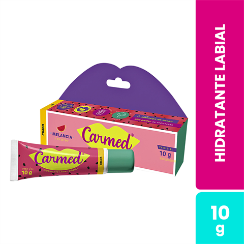 Hidratante Labial Carmed Melancia Com 10g