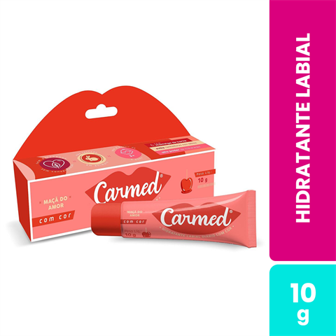 Hidratante Labial Carmed Maça Do Amor Com 10g