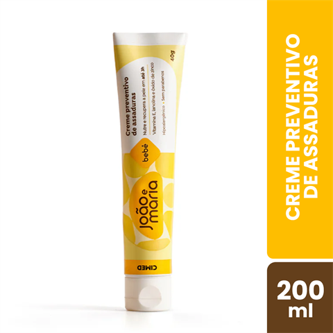 Creme Preventivo De Assaduras João E Maria Com 40g
