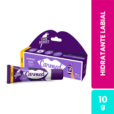 Hidratante Labial Carmed Oakberry Açaí Com 10g