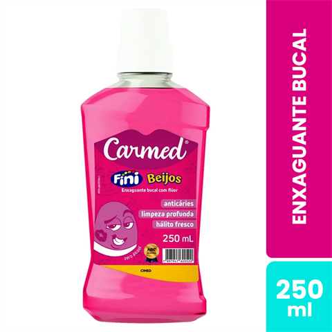 Enxaguante Bucal Carmed Fini Beijos Com 250ml
