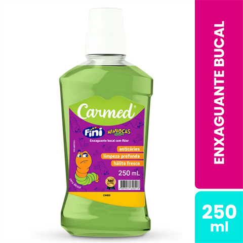 Enxaguante Bucal Carmed Fini Minhocas Azedinhas Com 250ml