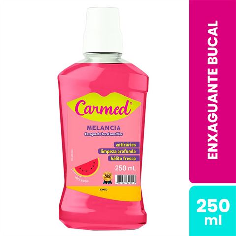 Enxaguante Bucal Carmed Melancia Com 250ml