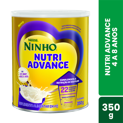 Suplemento Alimentar Em Pó Ninho Nutri Advance Com 350g