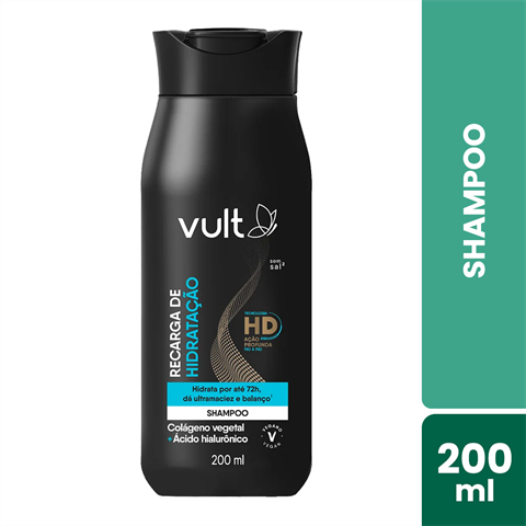 Shampoo Vult Recarga De Hidratação Com 200ml