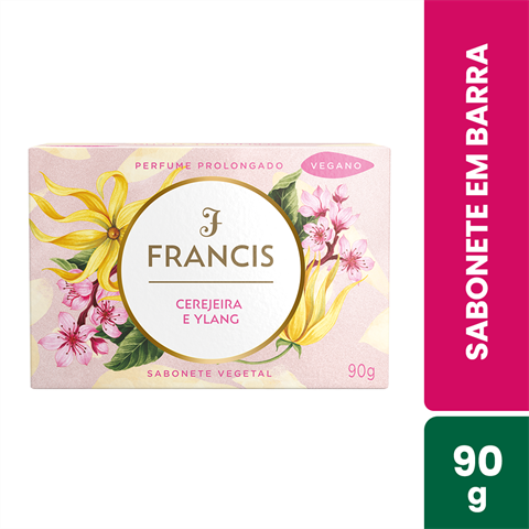 Sabonete Em Barra Francis Clássico Cerejeira E Ylang Com 90g