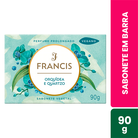 Sabonete Em Barra Francis Clássico Orquídea E Quartzo Com 90g