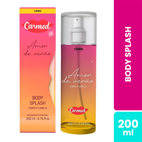 Body Splash Carmed Corpo E Cabelo Amor De Verão Com 200ml