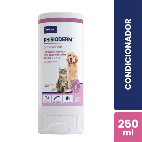 Condicionador Phisioderm Cães E Gatos Com 250ml