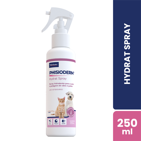 Hidrat Spray Phisioderm Cães E Gatos Com 250ml