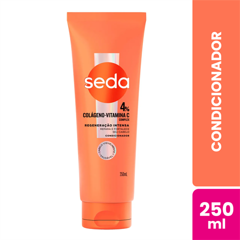 Condicionador Seda Colágeno e Vitamina C Com 250ml