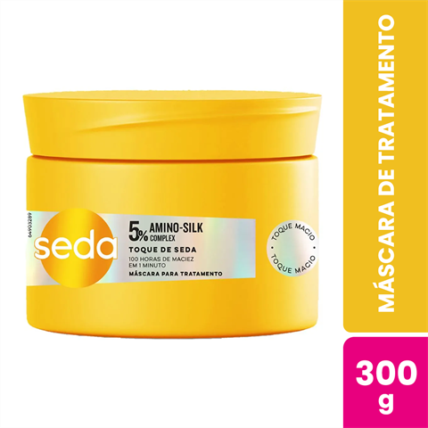 Máscara De Tratamento Seda Toque De Seda Com 300g