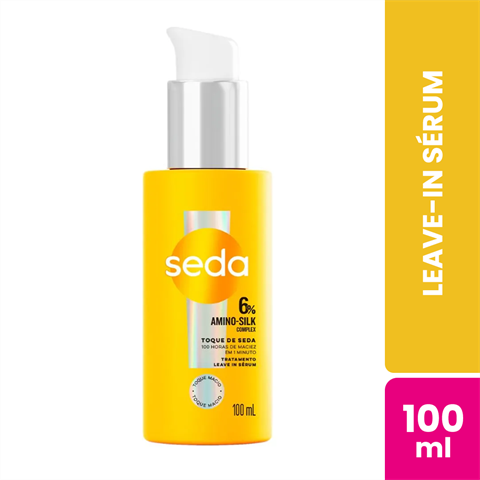Tratamento Leave-In Sérum Seda Toque De Seda Com 100ml