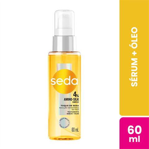 Tratamento Sérum + Óleo Seda Toque De Seda Com 60ml