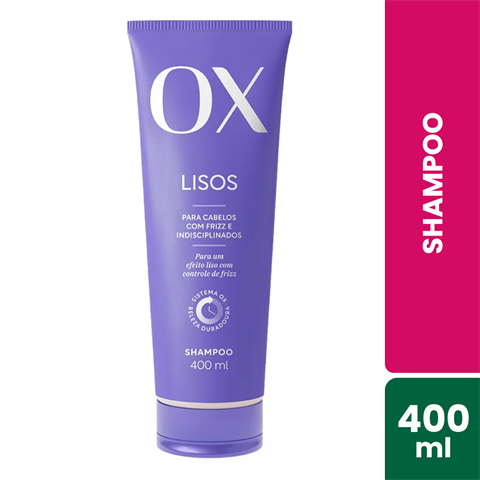 Shampoo OX Lisos Com 400ml